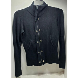 Women's BOSTON PROPER Black Turtleneck Sweater S